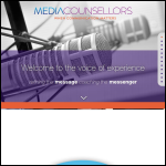 Screen shot of the Media Counsellors (U.K.) Ltd website.