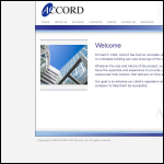 Screen shot of the Accord C.A.D. Services Ltd website.
