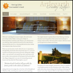 Screen shot of the Artlegarth Country Lodges Ltd website.