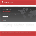 Screen shot of the Pats Ltd website.