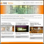 Screen shot of the Hi-tech Fire Engineering Ltd website.