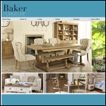 Screen shot of the Baker Furniture Ltd website.
