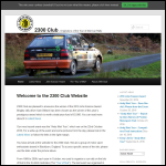 Screen shot of the 2300 Club Ltd website.