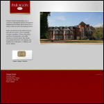 Screen shot of the Paragon Hotels Ltd website.