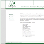 Screen shot of the Gdst (Enterprises) Ltd website.