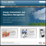 Screen shot of the Calibre Systems Ltd website.
