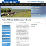 Screen shot of the Drifters Leisure Ltd website.