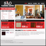 Screen shot of the Solo Carpets Ltd website.