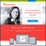 Screen shot of the Superoffice Software Ltd website.