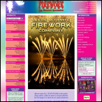 Screen shot of the The Great Northern Firework Company Ltd website.