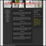 Screen shot of the A.I.M.S. (Refreshments) Ltd website.