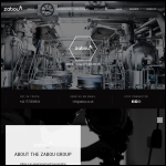 Screen shot of the Zabou Clothing Company Ltd website.