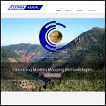 Screen shot of the Cooper Aerial Surveys Engineering Ltd website.