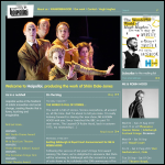 Screen shot of the Hoipolloi Theatre website.