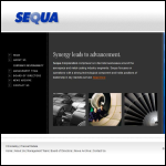 Screen shot of the Sequa Ltd website.