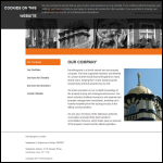Screen shot of the Hamiltongrove Ltd website.
