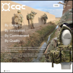 Screen shot of the CQC Ltd website.