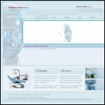 Screen shot of the Phantom Head Dental website.
