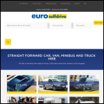 Screen shot of the Euro Self Drive Ltd website.