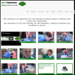 Screen shot of the E.F.A. Training & Consultancy Ltd website.