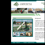 Screen shot of the Longfield Ltd website.