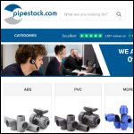 Screen shot of the Pipe Stock Ltd website.