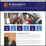 Screen shot of the St Benedicts Ltd website.