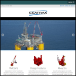 Screen shot of the Seatrax (U.K.) Ltd website.