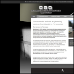 Screen shot of the Hamilton Construction Services Ltd website.