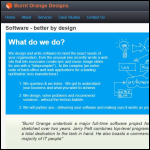Screen shot of the Orange Designs Ltd website.