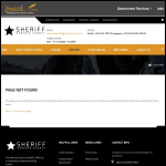 Screen shot of the Sheriff Securities Ltd website.