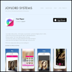 Screen shot of the Joylord Systems Ltd website.