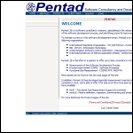 Screen shot of the Pentad Ltd website.