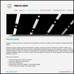 Screen shot of the Powertec Lighting Ltd website.