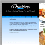Screen shot of the Dunkley & Co Ltd website.