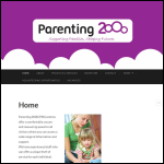 Screen shot of the Parenting 2000 website.