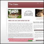 Screen shot of the Dales Care Homes Ltd website.