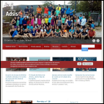 Screen shot of the Adsis website.