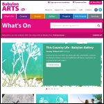 Screen shot of the Adec (Arts Development in East Cambridgeshire) website.