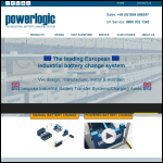 Screen shot of the Power Logic (Europe) Ltd website.