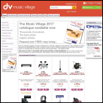 Screen shot of the Electronic Village Ltd website.