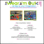 Screen shot of the Wear M' Out Ltd website.
