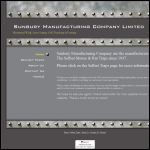 Screen shot of the Sunbury Manufacturing Co. Ltd website.