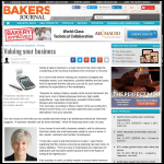 Screen shot of the First Choice Bakers Ltd website.