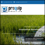 Screen shot of the Proquip Direct Ltd website.