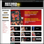 Screen shot of the Record Collector Ltd website.