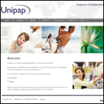 Screen shot of the Unipap (UK) Ltd website.