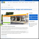 Screen shot of the Worcester Electrical Services Ltd website.