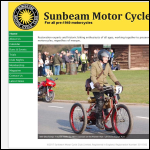 Screen shot of the The Sunbeam Motor Cycle Club Ltd website.