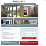 Screen shot of the Radley website.